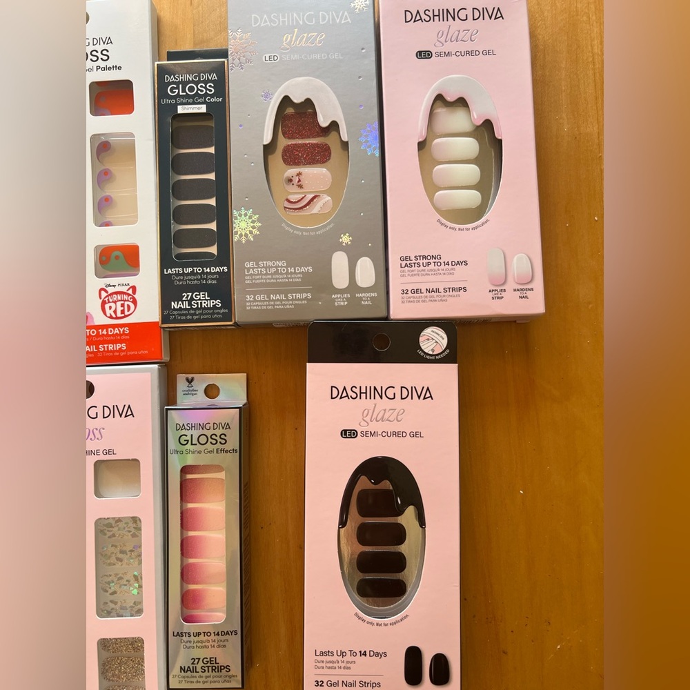 Nail wrap bundle (primarily Dashing Diva); NIB - Picture 4 of 5